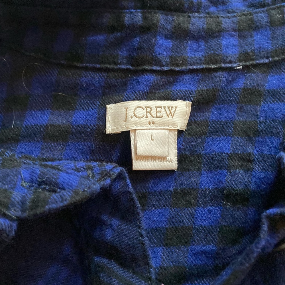 J Crew Flannel Tunic Dress - Picture 3 of 4